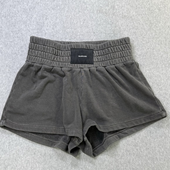 TALENTLESS Pants - Talentless Women's Terry Sweat Shorts Gray Size‎ Small USA Made